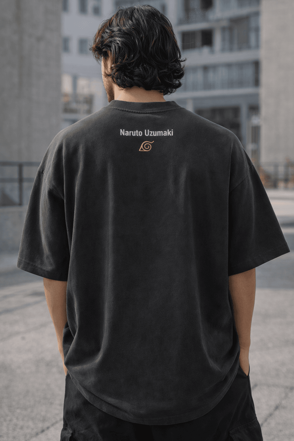 Naruto Spiral – back view anime T-shirt