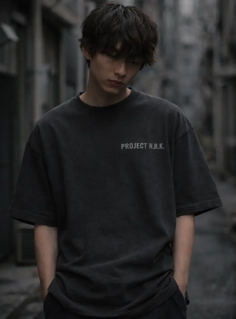 Project N.H.K. – Welcome to the NHK inspired anime T-shirt by GenZverse